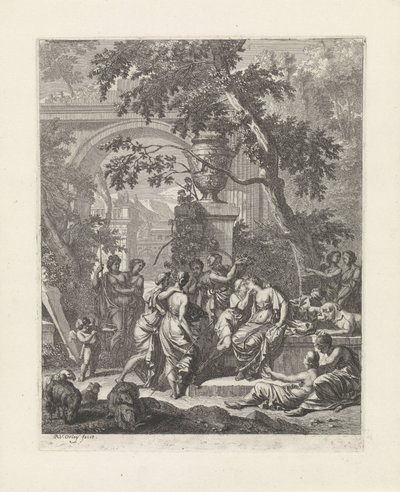 Amaryllis küsst Mirtillo von Richard van Orley (II)