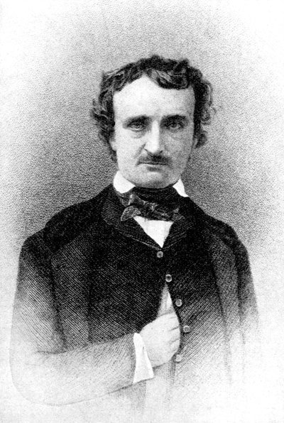 Edgar Allan Poe, Autor von Geschichten des Geheimnisses und der Phantasie, 1923 von Rischgitz Collection