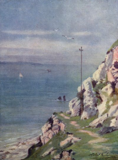 Ein Fußweg auf dem Great Orme von Robert (after) Fowler