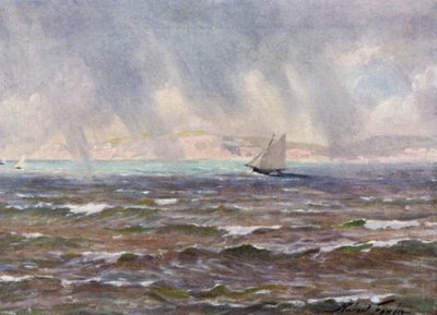 Ein plötzlicher Sturm, Cardigan Bay von Robert (after) Fowler