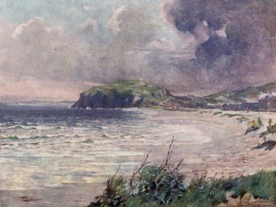 Windiger Morgen, Llandudno Bay von Robert (after) Fowler