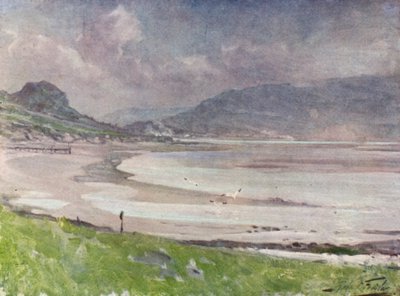 Silbernes Licht, Conway Küste (Farblithografie) von Robert (after) Fowler