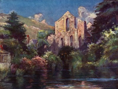 Valle Crucis Abtei von Robert (after) Fowler