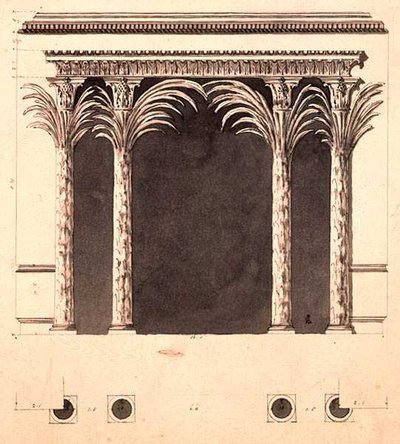 Design für eine Nische von Robert Adam