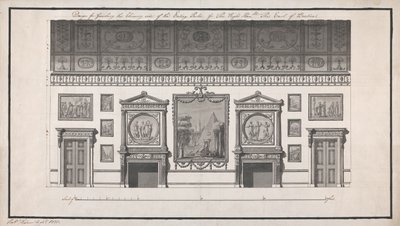 Headfort House, Esszimmer, Kaminseite von Robert Adam