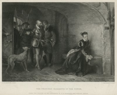Prinzessin Elizabeth im Tower von Robert Alexander Hillingford