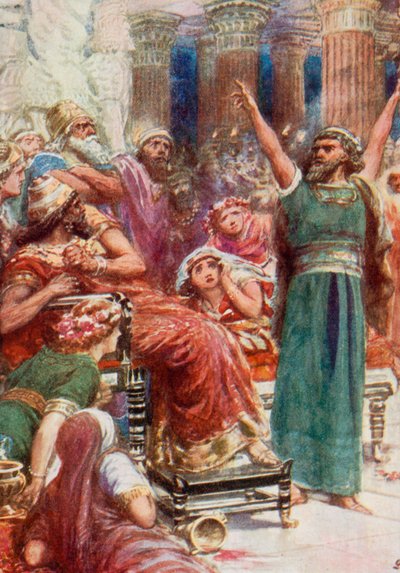 Nehemia, der Mundschenk des Königs von Robert Ambrose (after) Dudley