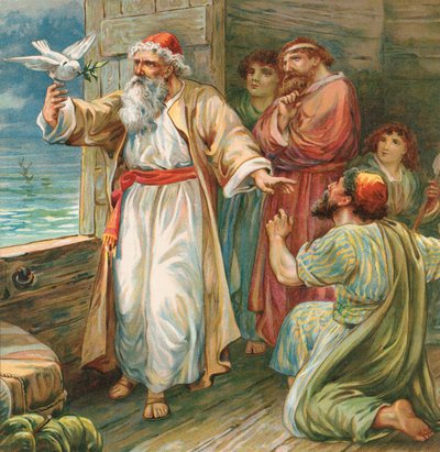 Noah und die Taube von Robert Ambrose Dudley