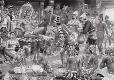 Pulikesin II., der Chalukhya, empfängt Gesandte aus Persien von Robert Ambrose Dudley