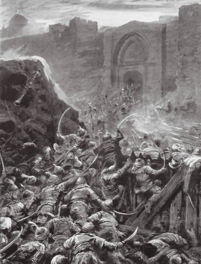 Der Fall von Konstantinopel von Robert Ambrose Dudley