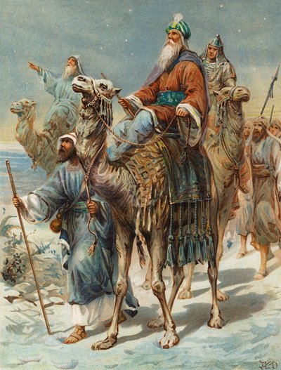 Die Weisen suchen Jesus von Robert Ambrose Dudley