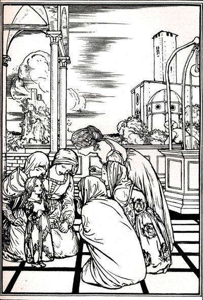 Eine Illustration aus Der Sturm, 1901-1902 von Robert Anning Bell