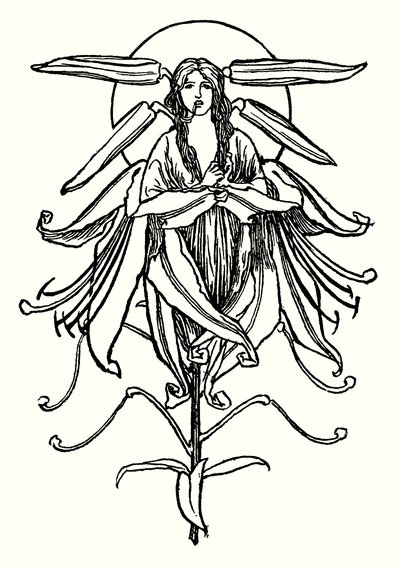 Illustration für Gedichte von John Keats (Lithografie) von Robert Anning Bell