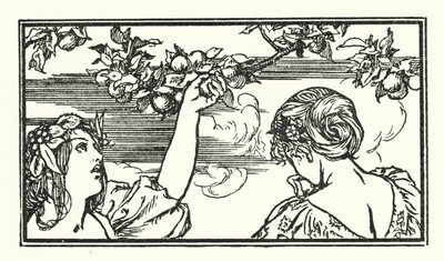 Illustration für Gedichte von John Keats von Robert Anning Bell