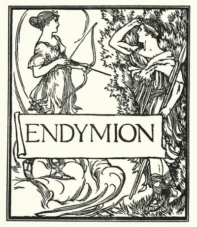 Illustration für Gedichte von John Keats: Endymion (Lithografie) von Robert Anning Bell
