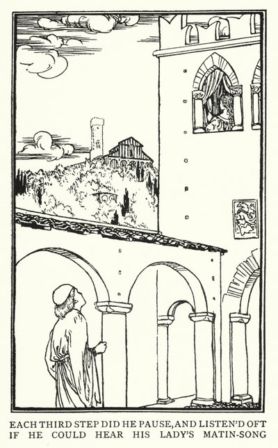 Illustration für Gedichte von John Keats: Isabella oder Der Basilikumtopf von Robert Anning Bell