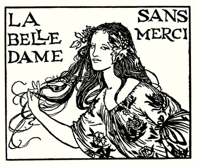 Illustration für Gedichte von John Keats: La Belle Dame Sans Merci von Robert Anning Bell