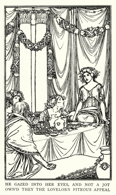 Illustration für Gedichte von John Keats: Lamia von Robert Anning Bell