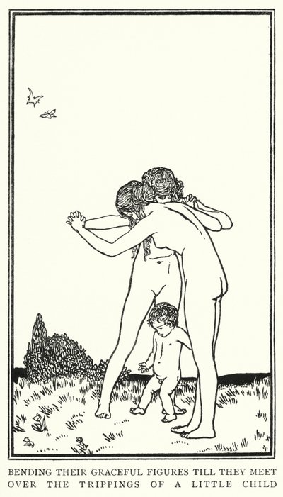 Illustration für Gedichte von John Keats: Schlaf und Schönheit (Lithografie) von Robert Anning Bell