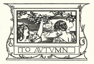 Illustration für Gedichte von John Keats: An den Herbst von Robert Anning Bell