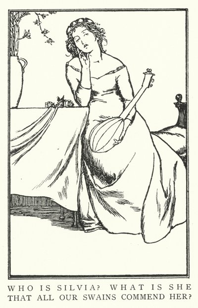 Wer ist Silvia? Was ist sie, dass alle unsere Hirten sie loben? von Robert Anning Bell