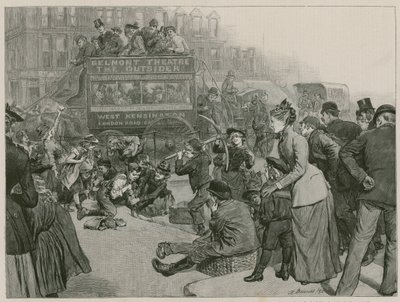Brennstoffsammeln in London, Wenn die Katze weg ist von Robert Barnes