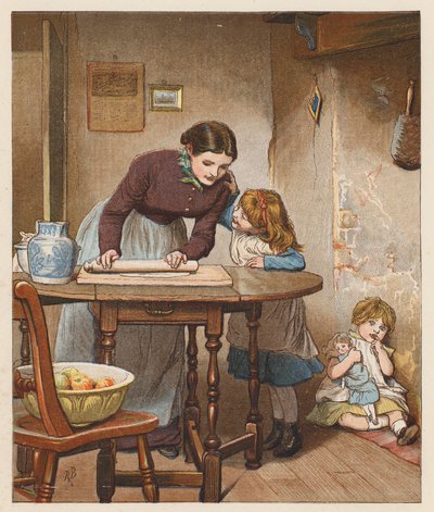 Die Bäuerin machte einen Apfelkuchen von Robert Barnes