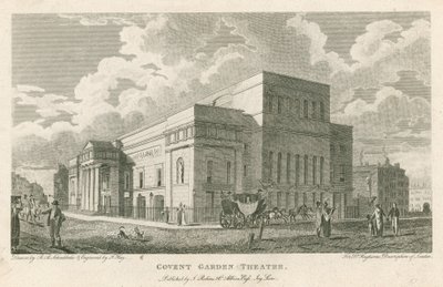 Covent Garden Theater, Westminster, London von Robert Blemell Schnebbelie
