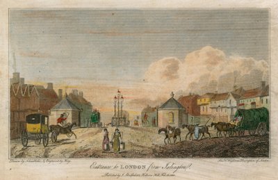Eingang nach London von Islington von Robert Blemell Schnebbelie