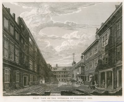 Westansicht des Inneren von Furnival