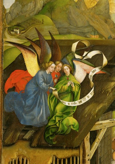 Geburt Christi. Anbetung der Hirten von Robert Campin
