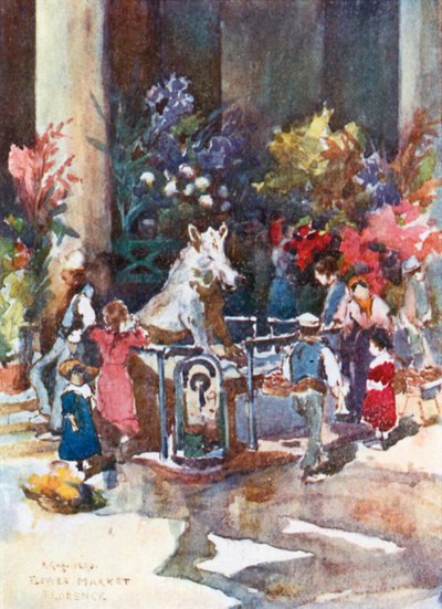 Der bronzene Eber des Mercato Nuovo von Robert Charles Goff
