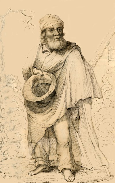 Thomas Hudson, bemerkenswert für seine Unglücke, 1821 von Robert Cooper