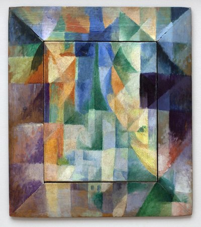Simultane Fenster zur Stadt. Teil 1, zweites Muster, erste Replik von Robert Delaunay