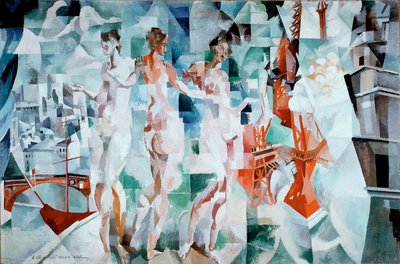 Die Stadt Paris, Gemälde von Robert Delaunay (1885-1941) von Robert Delaunay