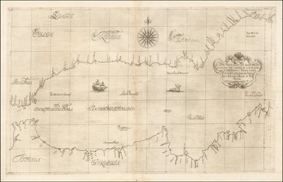 Karte des westlichen Mittelmeers und Gibraltar von Robert Dudley, 1646 von Robert Dudley