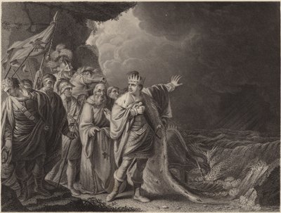 Knud tadelt seine Höflinge von Robert Edge Pine