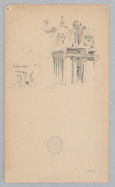 San Lorenzo in Miranda, Rom, Italien von Robert Frederick Blum