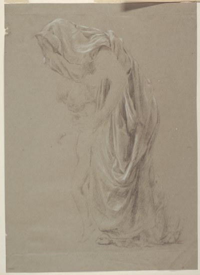Studie für eine stehende Frau mit Kind, „Weinfest“, Mendelssohn Glee Club, New York, NY von Robert Frederick Blum