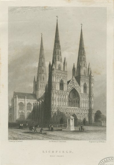 Lichfield Kathedrale - Westfront von Robert Garland