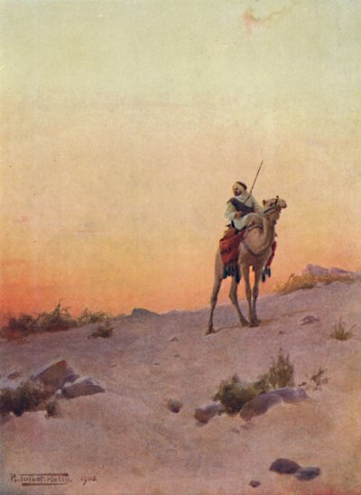 Ein Wüstenspäher, um 1880, 1904 von Robert George Talbot Kelly
