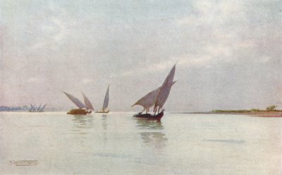 Ein silberner Tag am Nil, um 1880, 1904 von Robert George Talbot Kelly