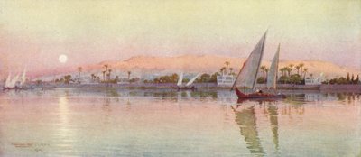Kairo vom Fluss am Abend von Robert George Talbot Kelly