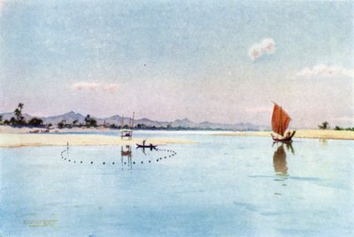 Netzfischen am Irrawaddy von Robert George Talbot Kelly