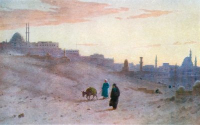 Die Zitadelle und Kairo von Osten von Robert George Talbot Kelly