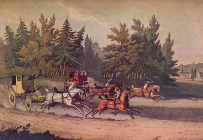 Die letzte Stunde einer umkämpften Wahl für M.P, 1817 von Robert Havell