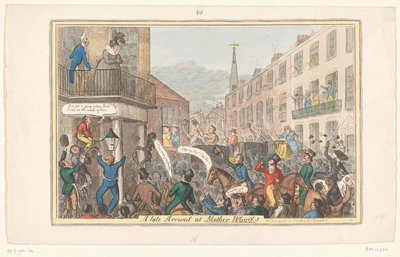 Karikatur von Prinzessin Caroline, 1820 von Robert Isaac Cruikshank (attributed to workshop of)