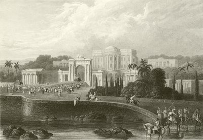 Die britische Residenz in Hyderabad von Robert Melville Grindlay