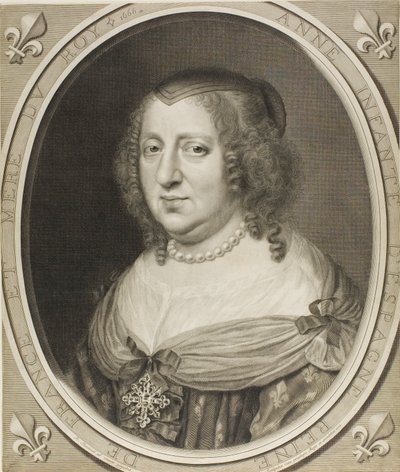 Anna von Österreich von Robert Nanteuil