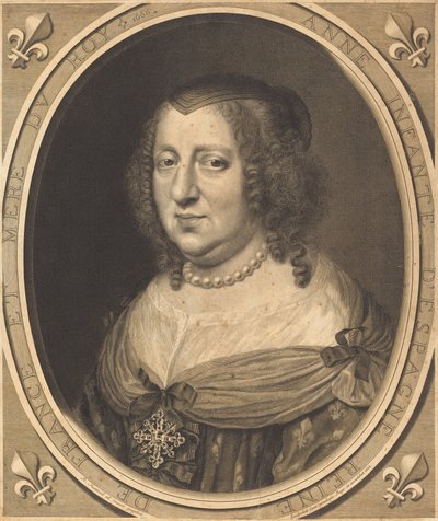 Anna von Österreich, Königin von Frankreich und Navarra von Robert Nanteuil